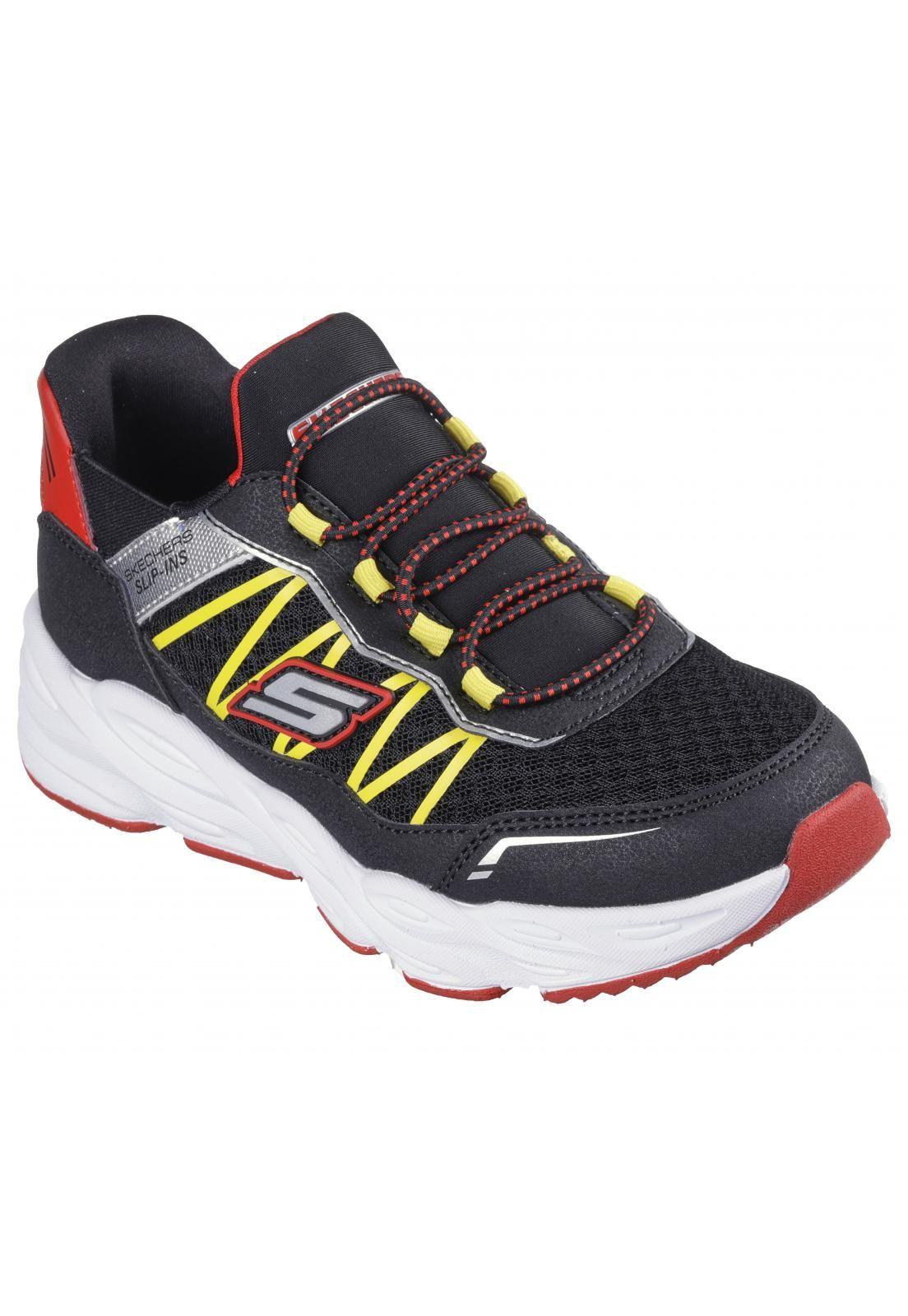 Zapatillas Niño Slip-ins Turbo Tread RD Negro Skechers-4