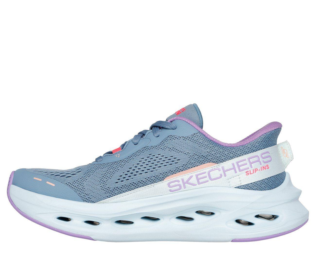 Zapatillas Mujer Slip-ins Max C Glide-Step Celeste Skechers-5