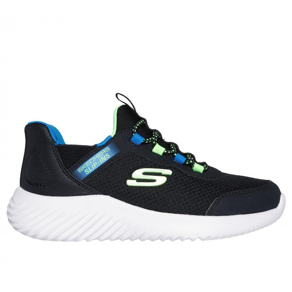 Zapatilla Niño Skechers Slip-ins: Bounder Negro-0