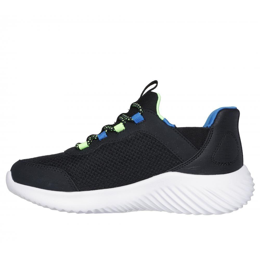 Zapatilla Niño Skechers Slip-ins: Bounder Negro-3