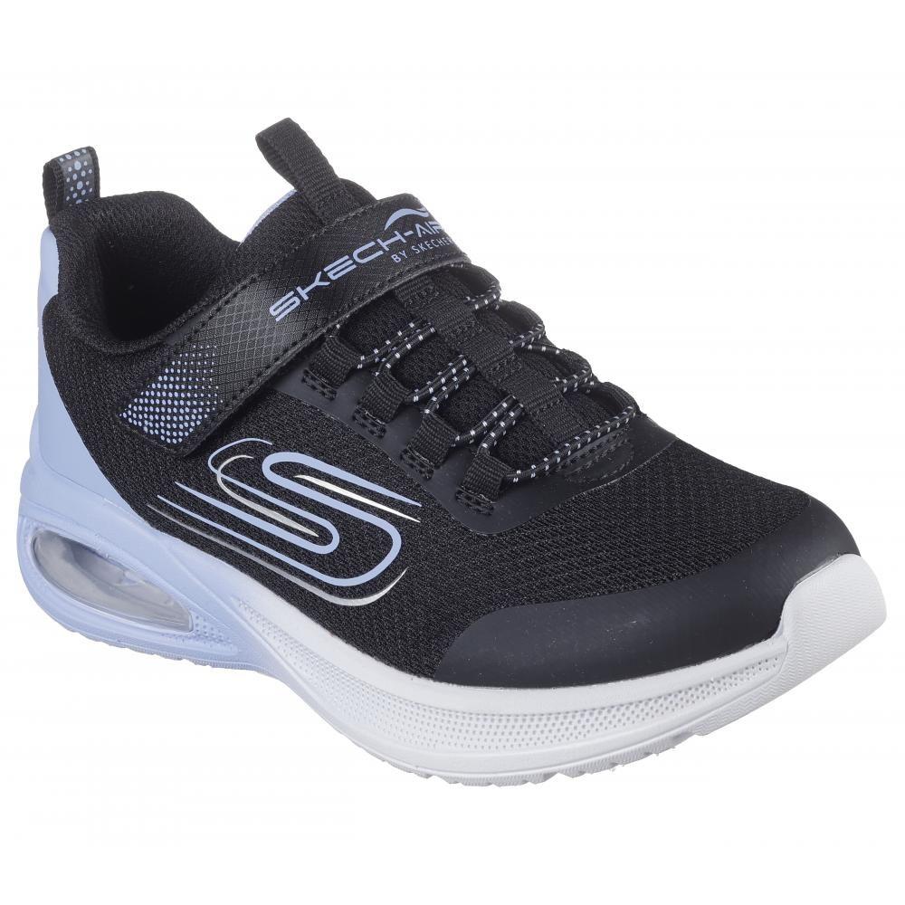 Zapatilla Niña Microspec Max Advance Fly 3 Negro Skechers-4