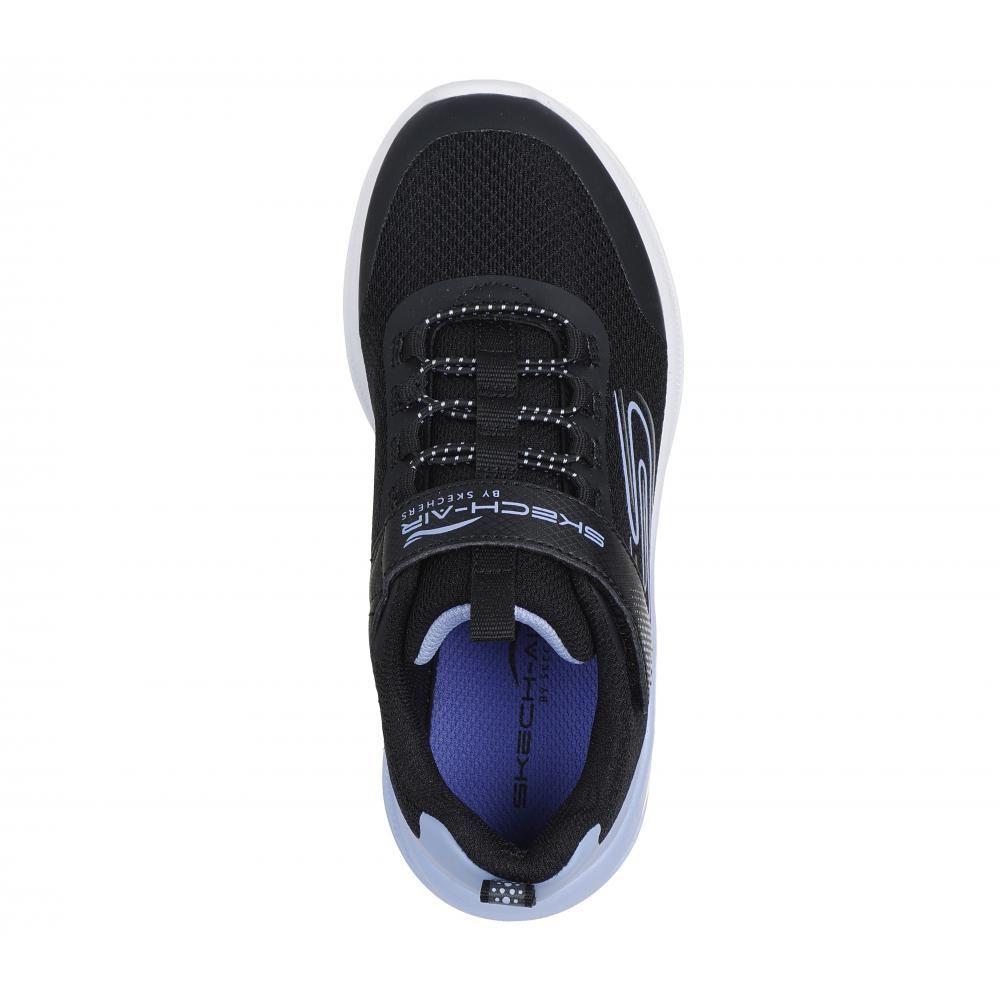 Zapatilla Niña Microspec Max Advance Fly 3 Negro Skechers-1