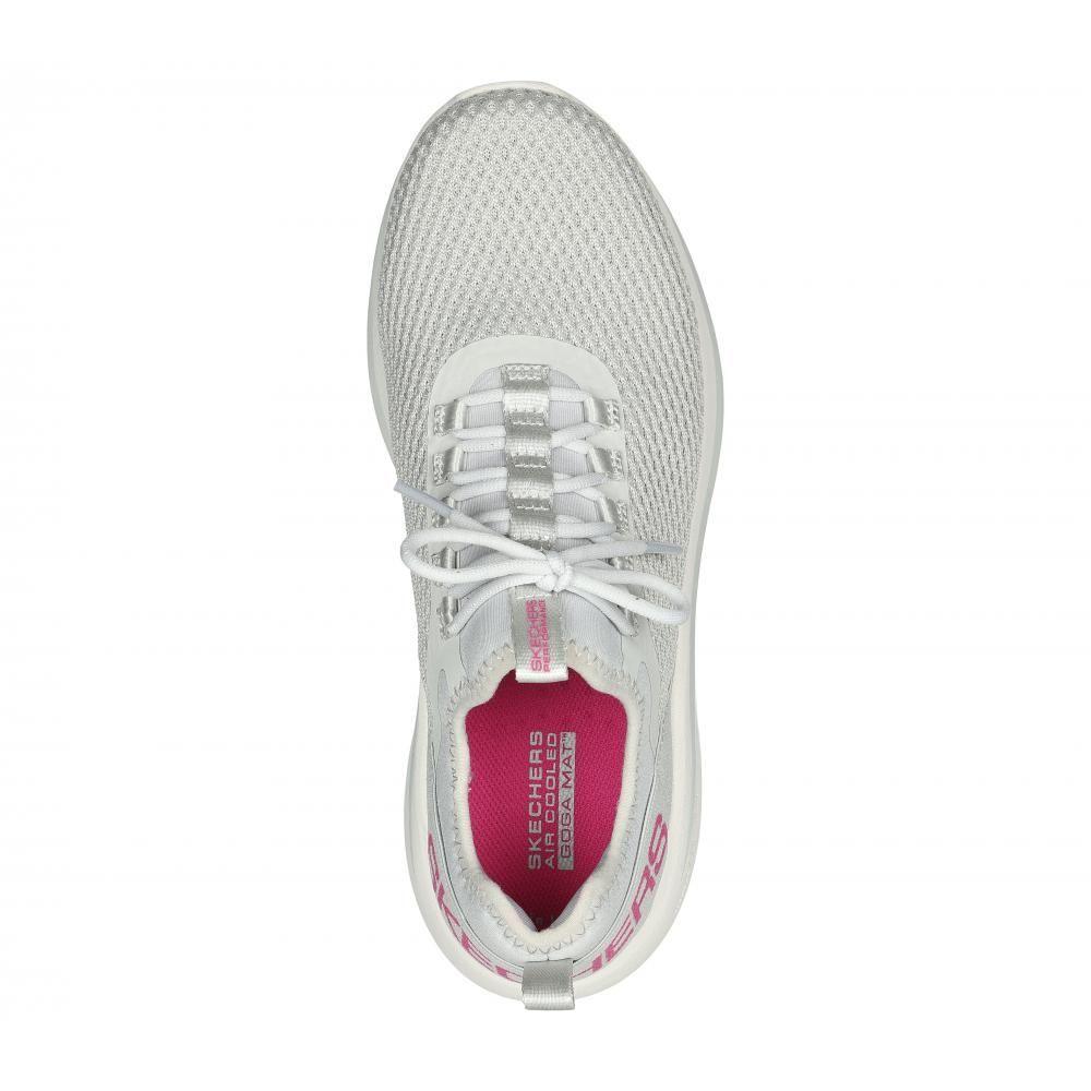 Zapatilla Mujer Max Cushioning Essential Fl Gris Skechers-1