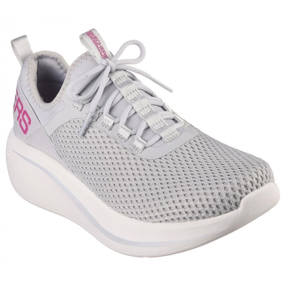 Zapatilla Mujer Max Cushioning Essential Fl Gris Skechers-4