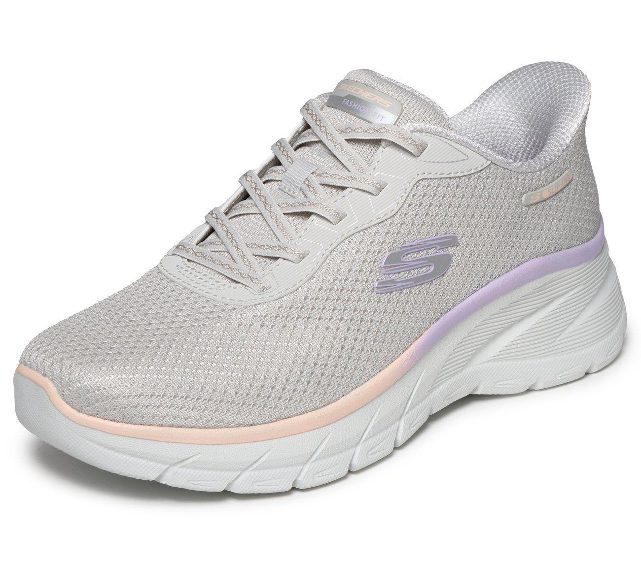 Zapatillas Mujer Slip-ins Fashion Fit 2.0 Gris Skechers-4