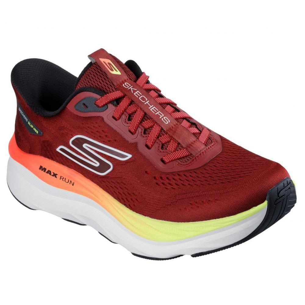 Zapatillas Hombre Slip-ins Max Run Rojo Skechers-3