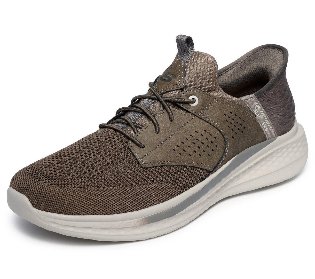 Zapatillas Hombre Slip-ins Slade Caster Café Skechers-4