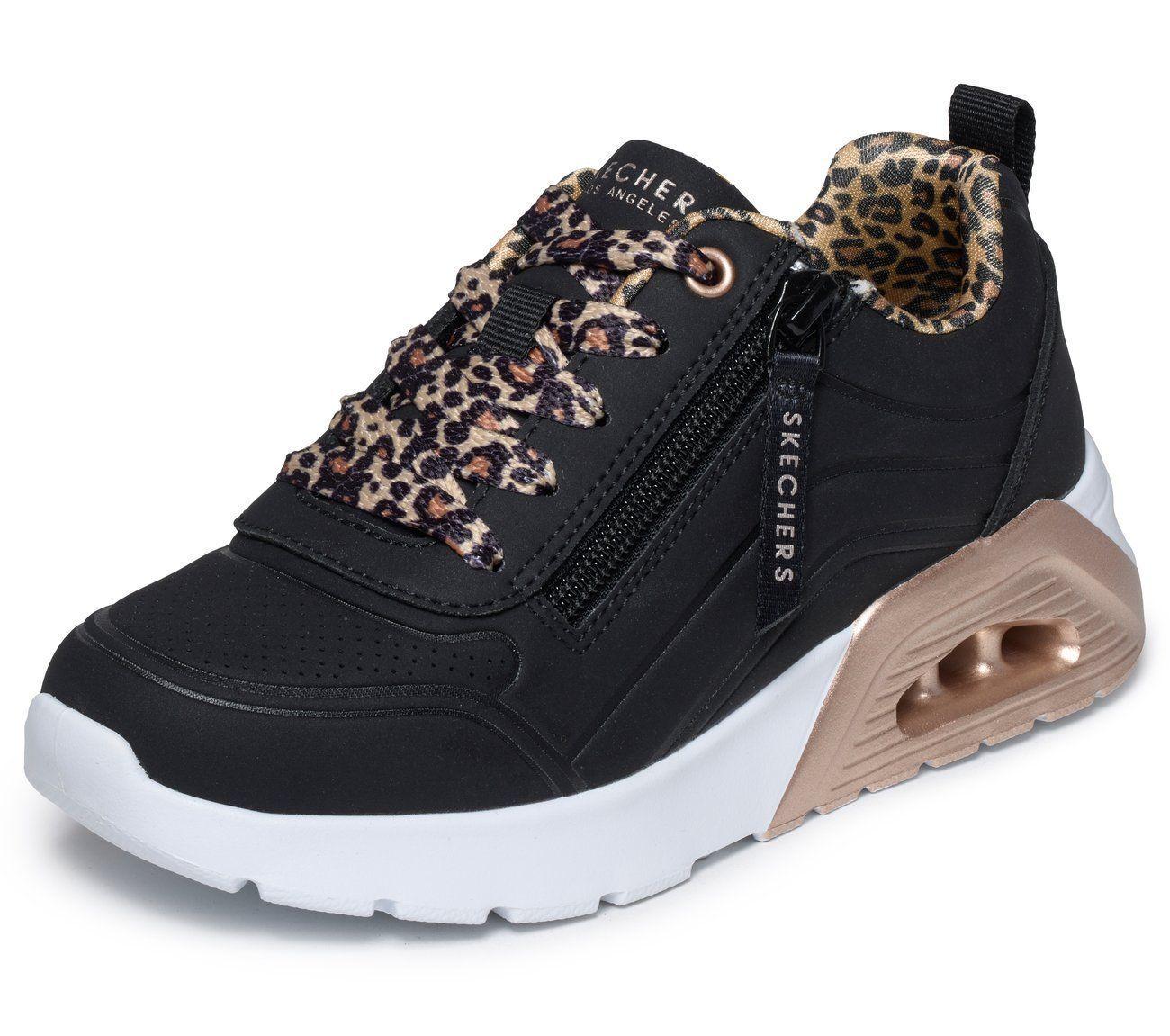 Zapatillas Niña Skechers UNO Lite 2.0 Leopard Stride-4
