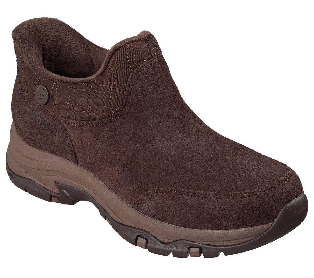 Botines Mujer Slip-ins Trego Winter Wrap Café O Skechers-3