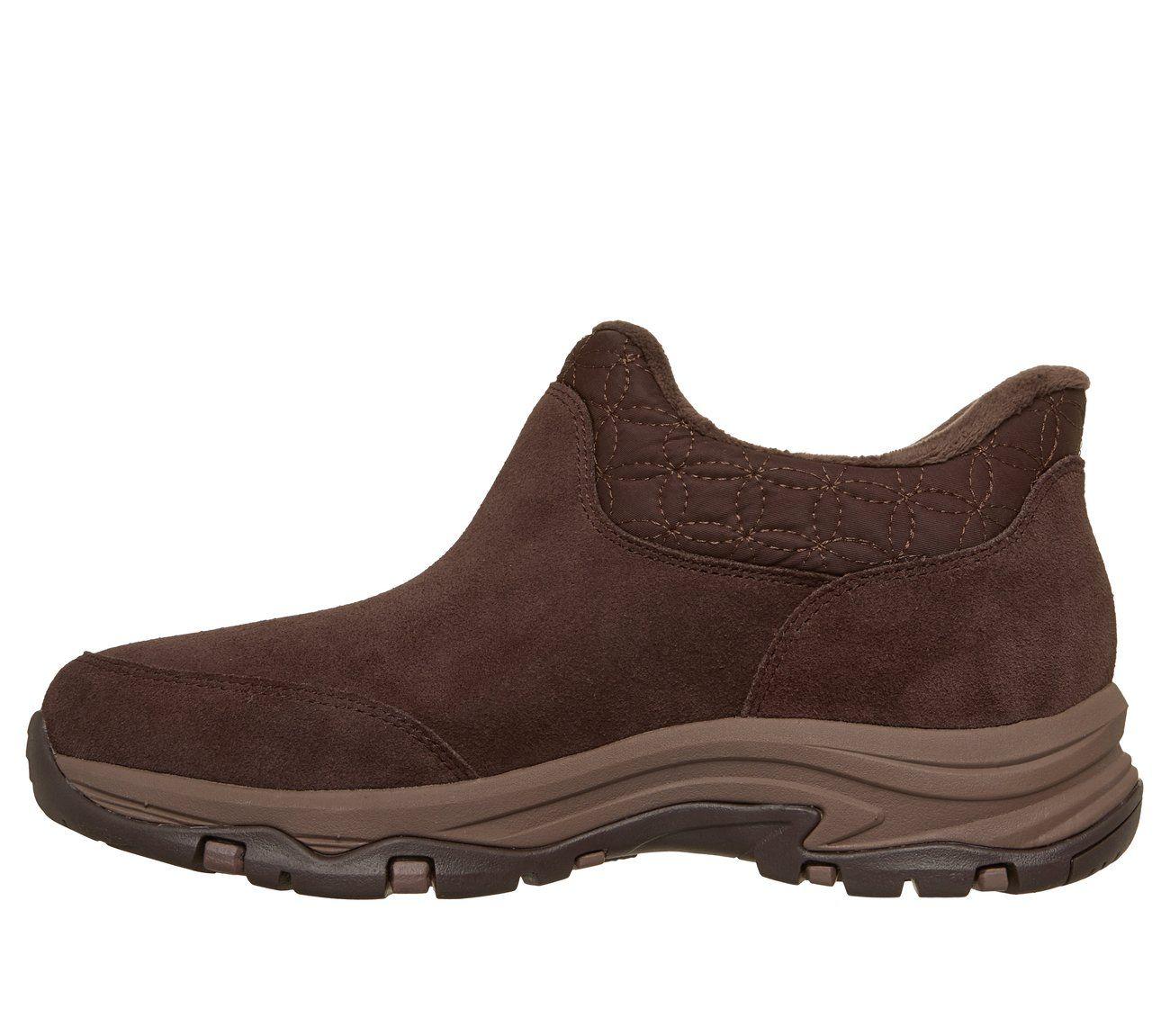 Botines Mujer Slip-ins Trego Winter Wrap Café O Skechers-5