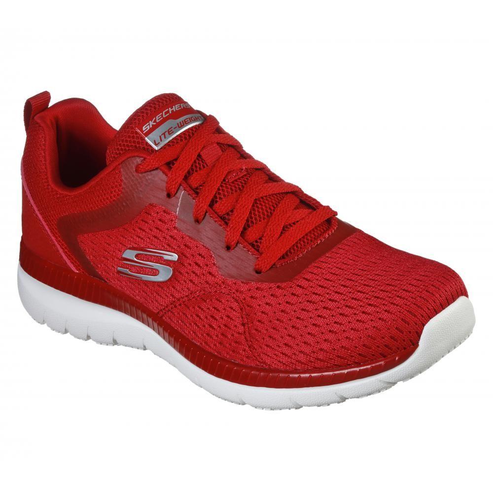 Zapatilla Mujer Bountiful Quick Path Rojo Skechers-4