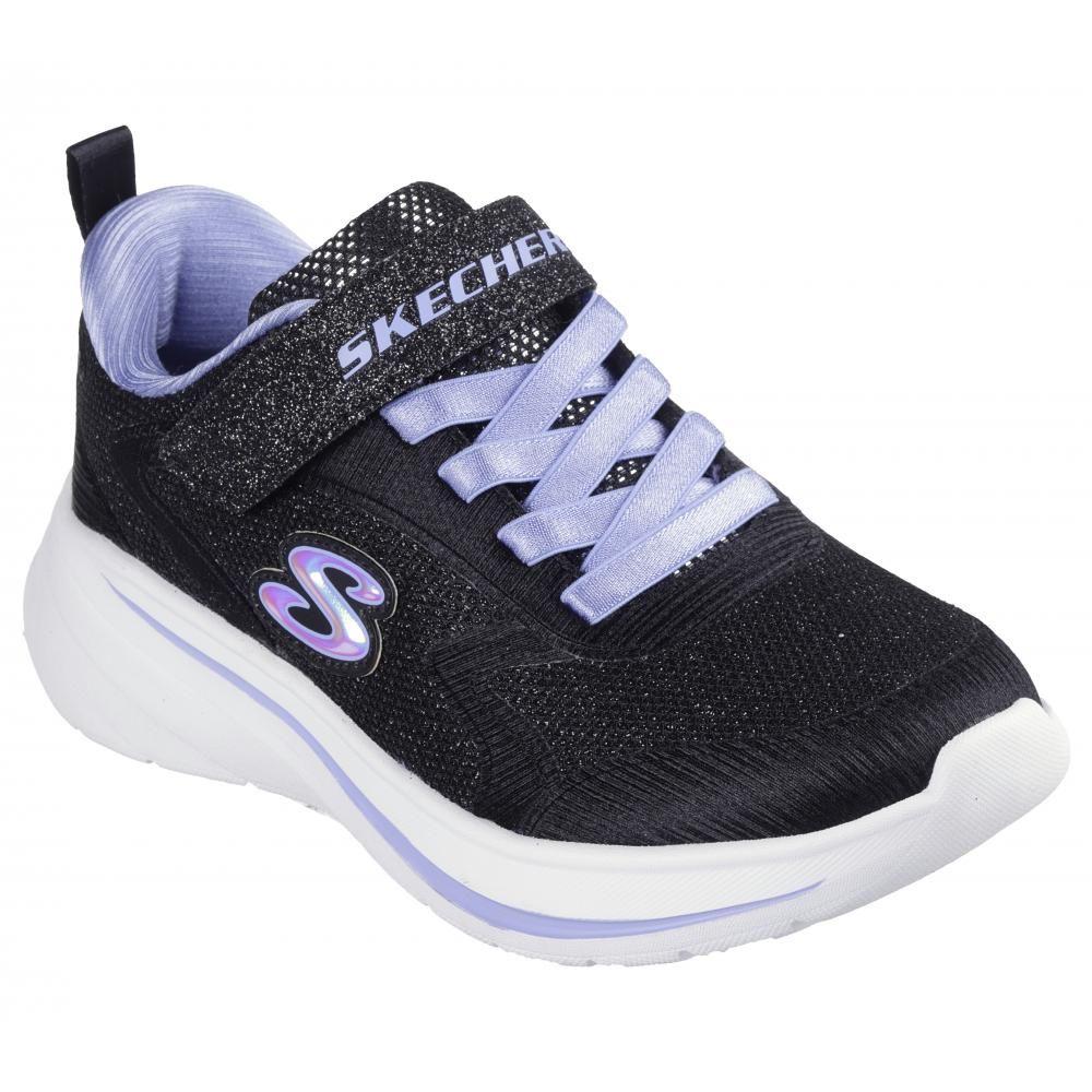 Zapatilla Niña Wave 92 Negro Skechers-4