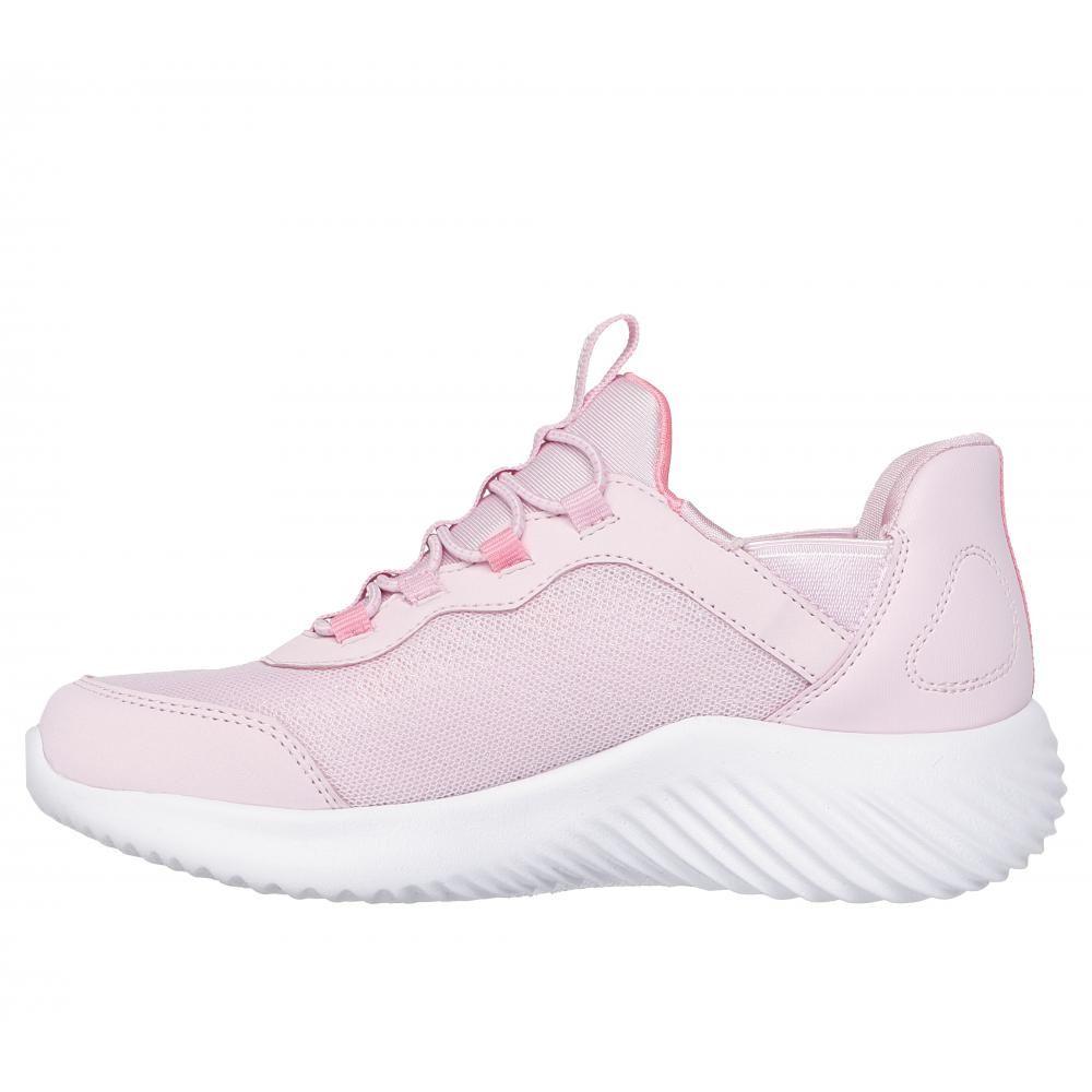 Zapatilla Niña Bounder Simple Cute Rosado Skechers-3
