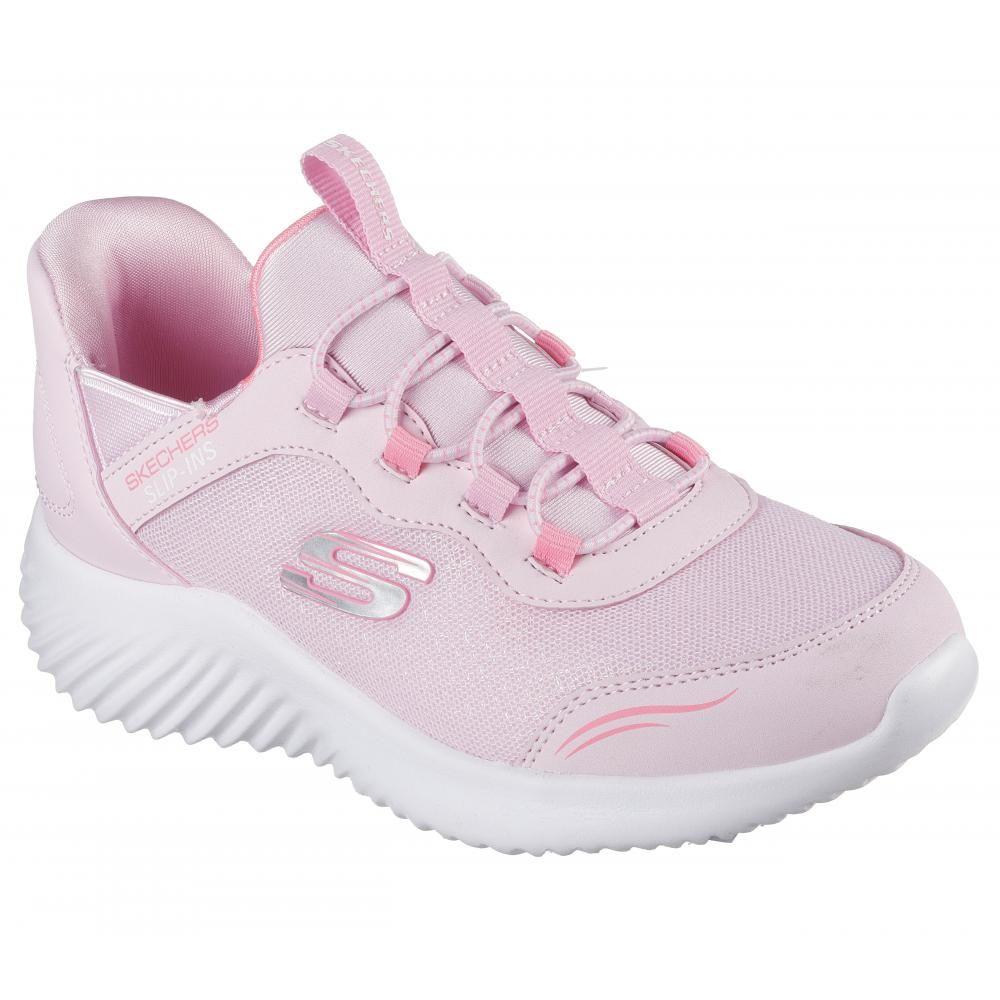 Zapatilla Niña Bounder Simple Cute Rosado Skechers-4