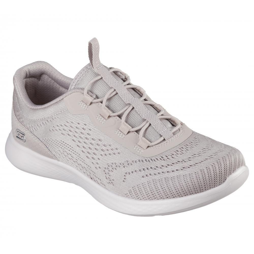 Zapatilla Mujer Vapor Foam Lite Rush Beige Skechers-4