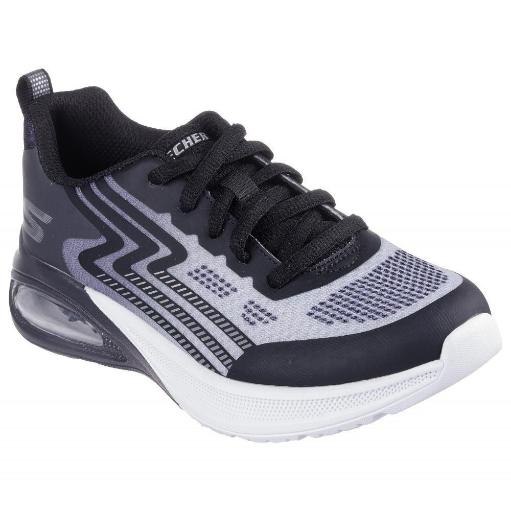 Zapatilla Niño Microspec Max Advance Vadieno Negro A Skechers-4