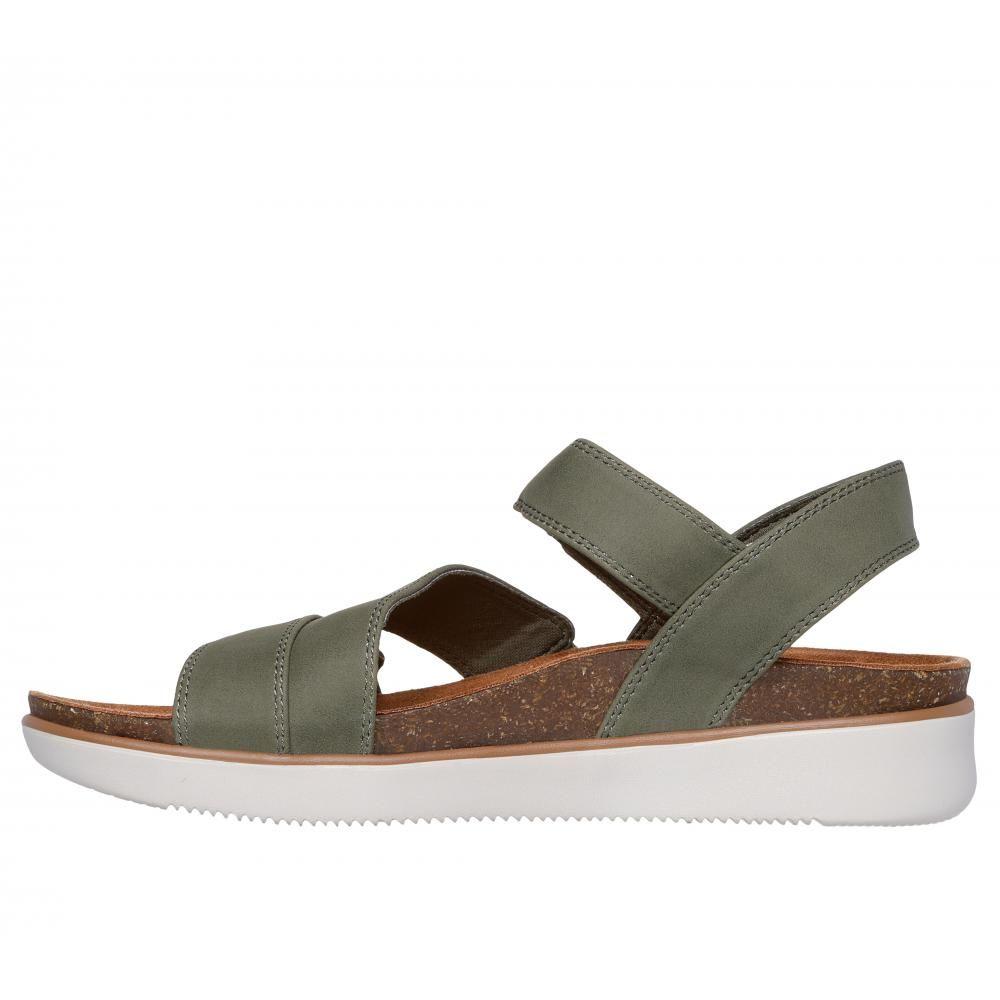 Sandalia Mujer Lifted Comfort Verde Skechers-3