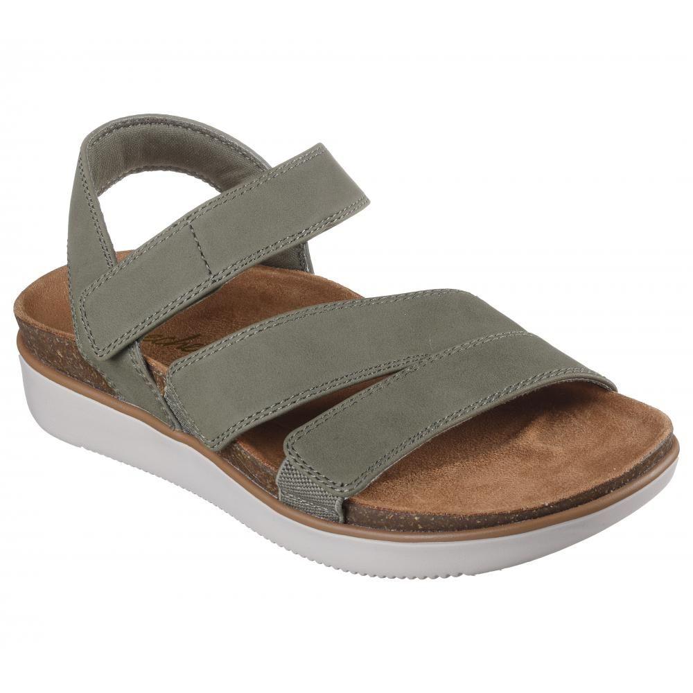 Sandalia Mujer Lifted Comfort Verde Skechers-4