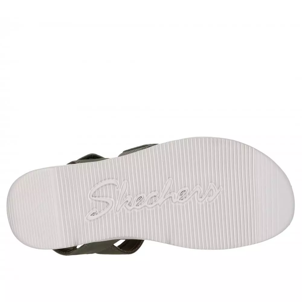 Sandalia Mujer Lifted Comfort Verde Skechers-2
