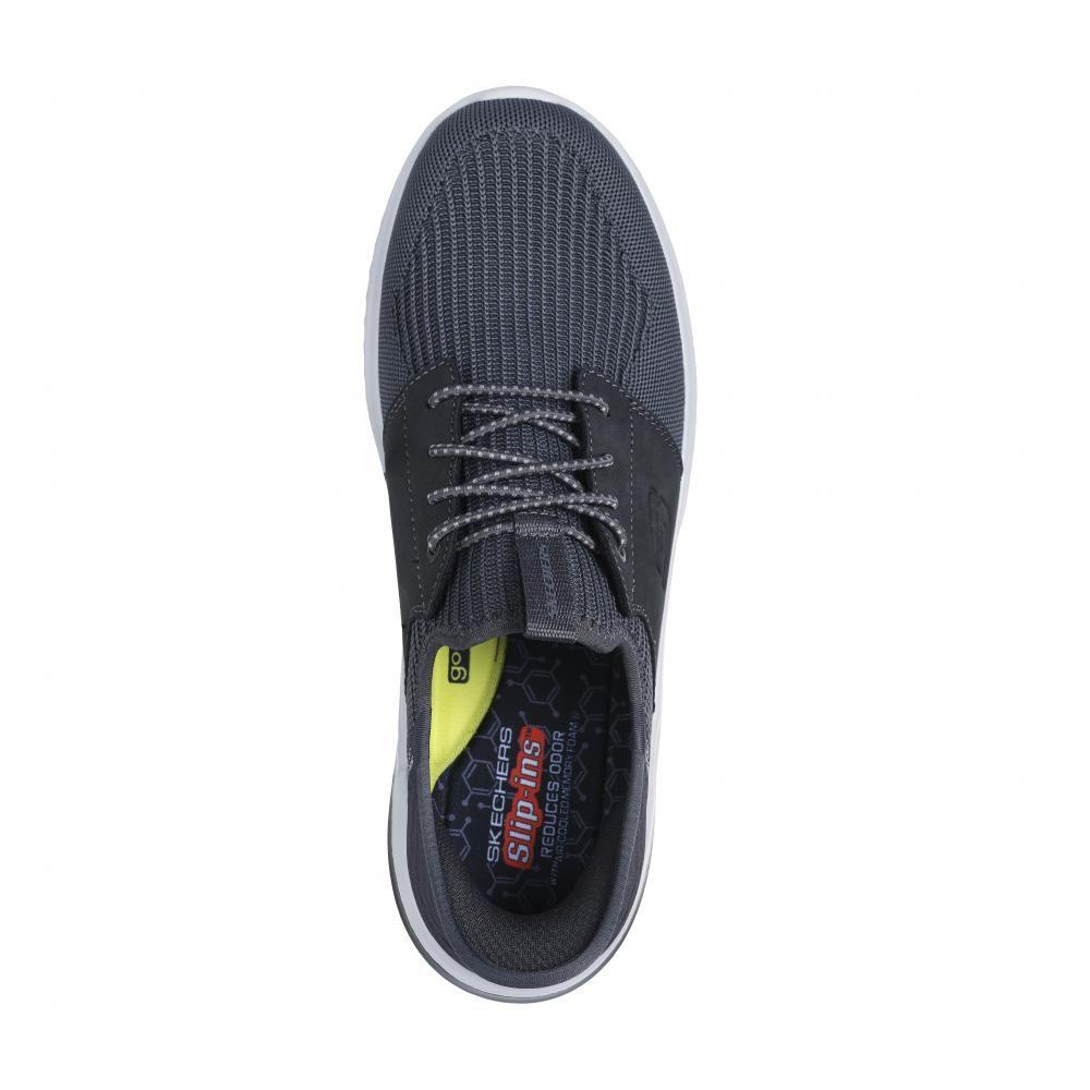 Zapato Hombre Skechers Slip-ins: Delson 3.0 Gris-1