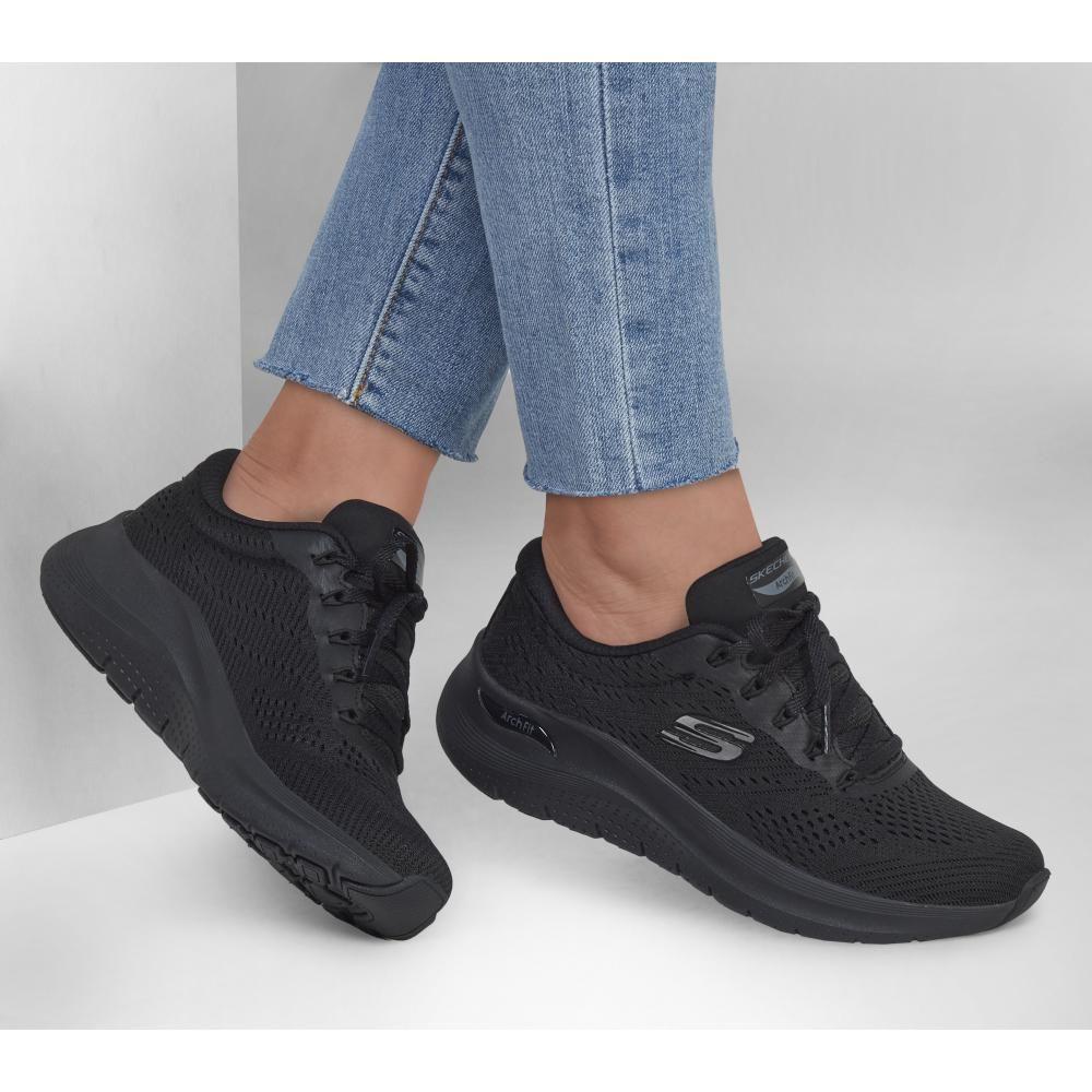 Zapatilla Mujer Arch Fit 2.0 Big League Negro Skechers-1