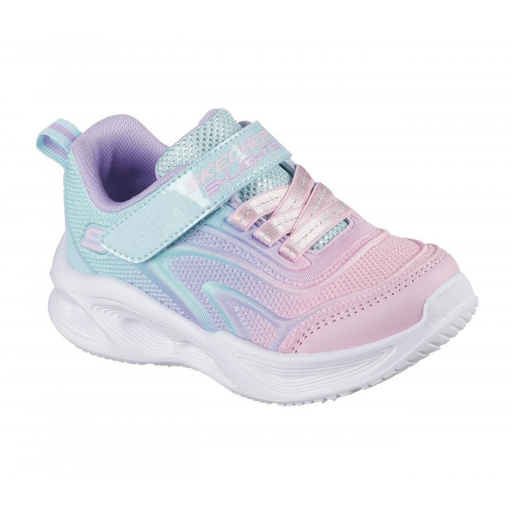 Zapatillas Niña-Infante Sola Glow Color Breeze Azul Skechers-4
