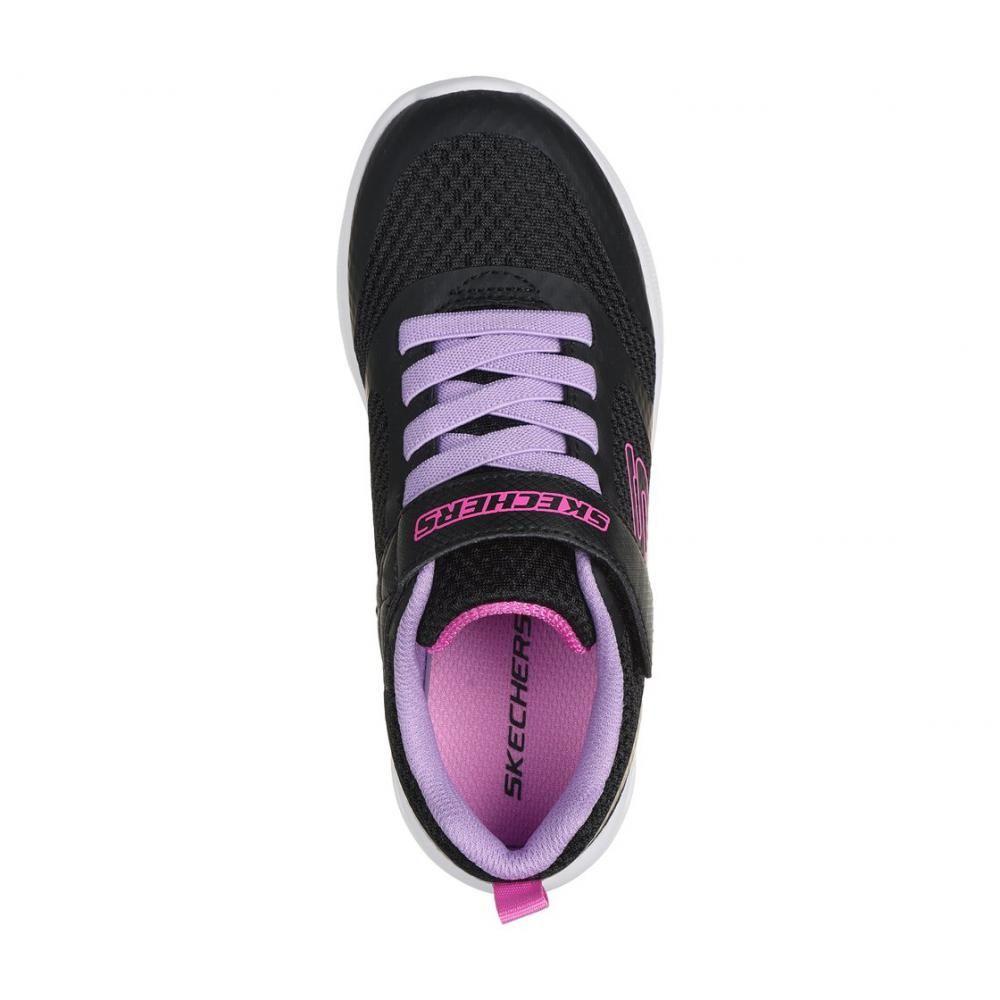 Zapatillas Niña Microspec Max Negra Skechers-1