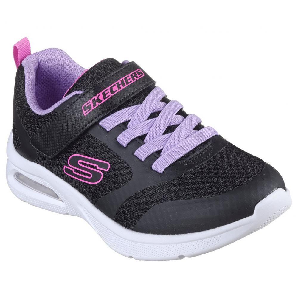 Zapatillas Niña Microspec Max Negra Skechers-3