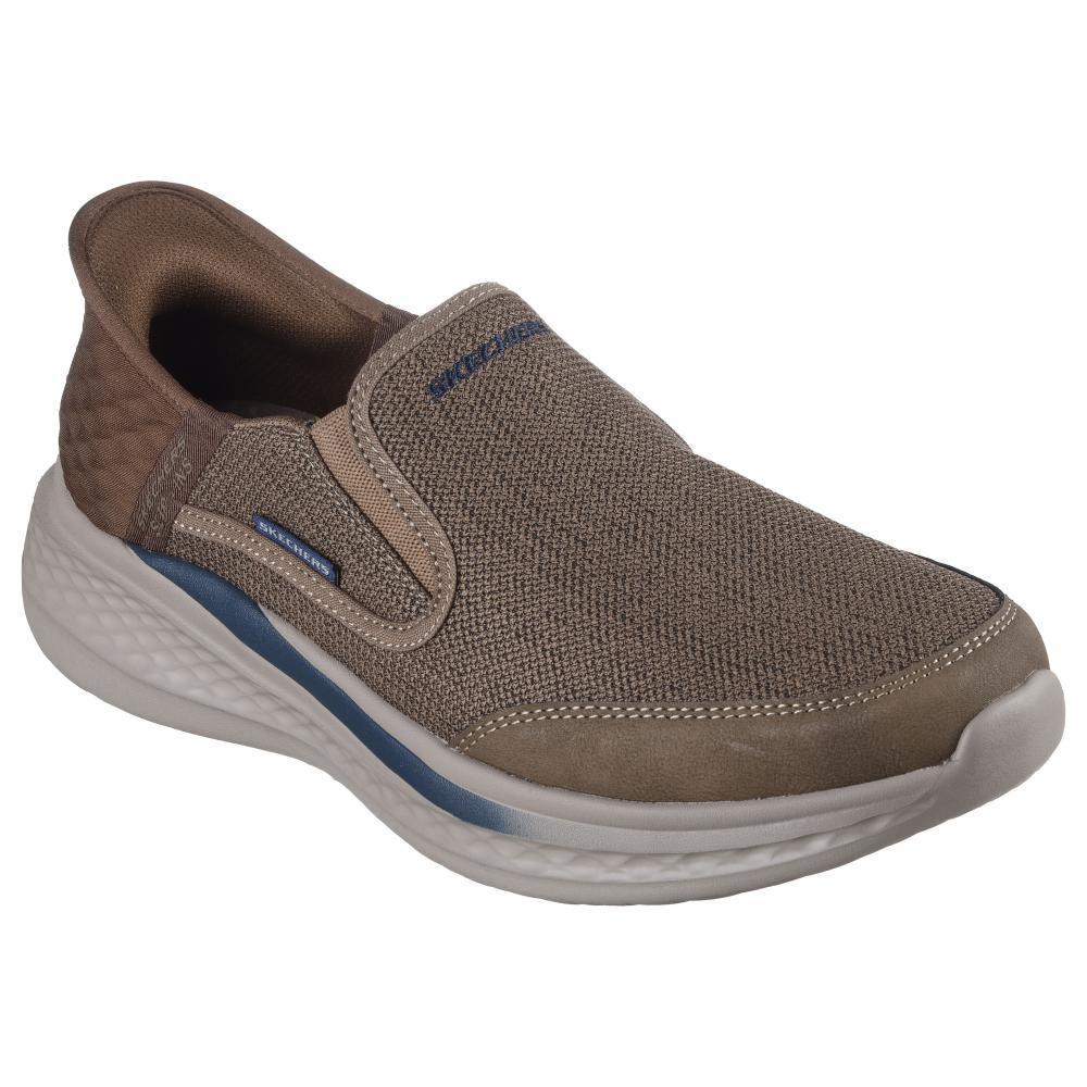 Zapato Hombre Skechers Slip-ins: Slade Beige-4
