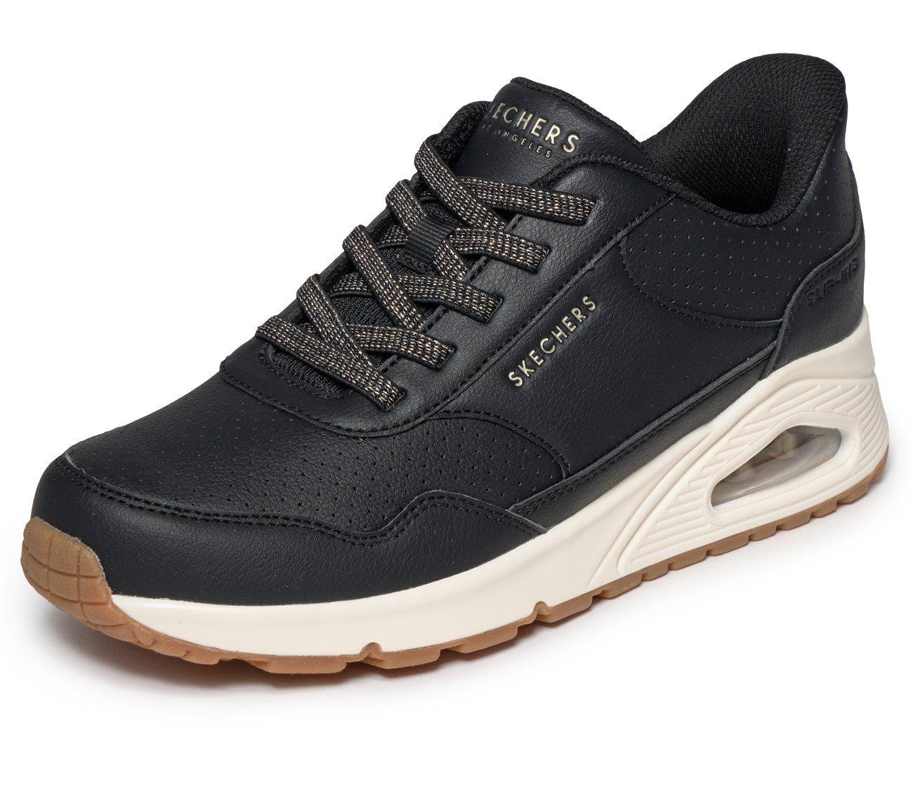 Zapatillas Mujer Slip-ins Uno Banksia Luxe Negro Skechers-4