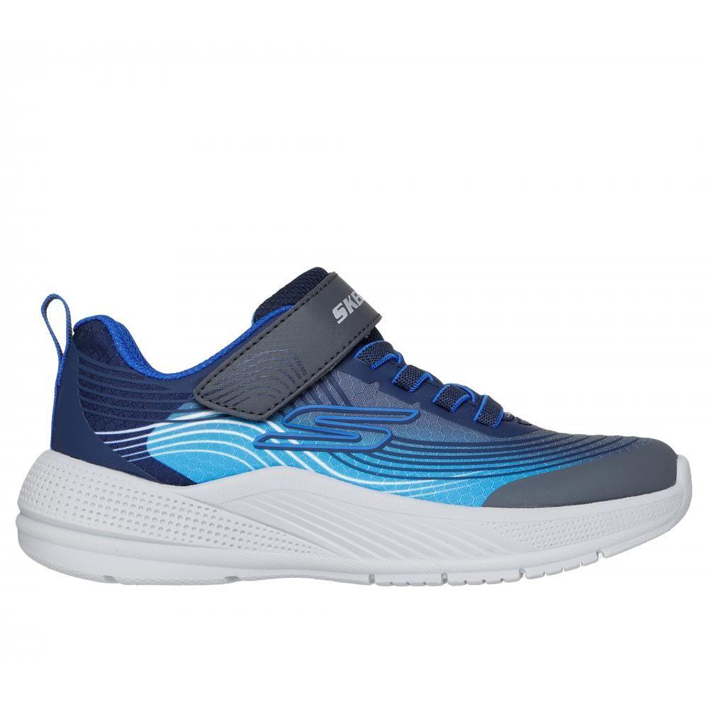 Zapatillas Niño Microspec Advance Azul LBL Skechers-3