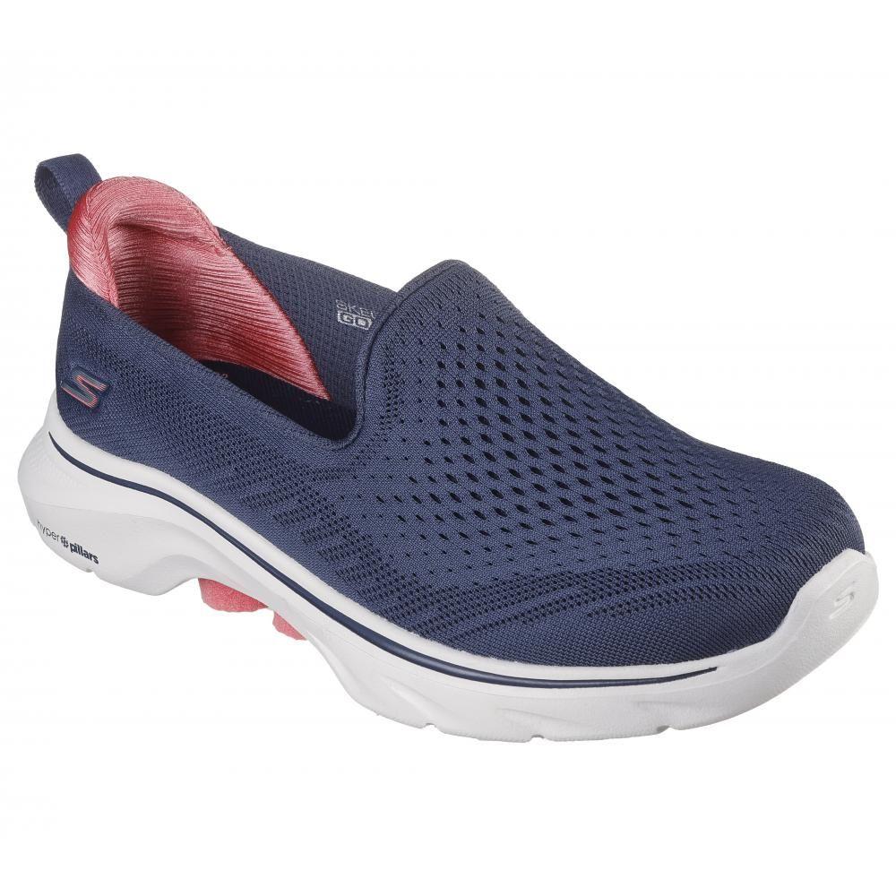 Zapatilla Mujer Go Walk 7 Vina Azul Skechers-4