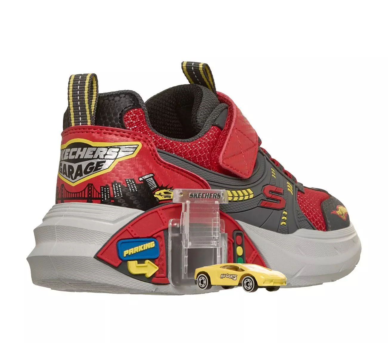 Zapatillas Niño Garage Rojo Skechers-4