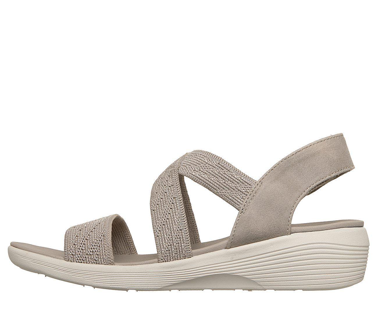 Sandalias Skechers Mujer Arya Very Mindful Beige-3