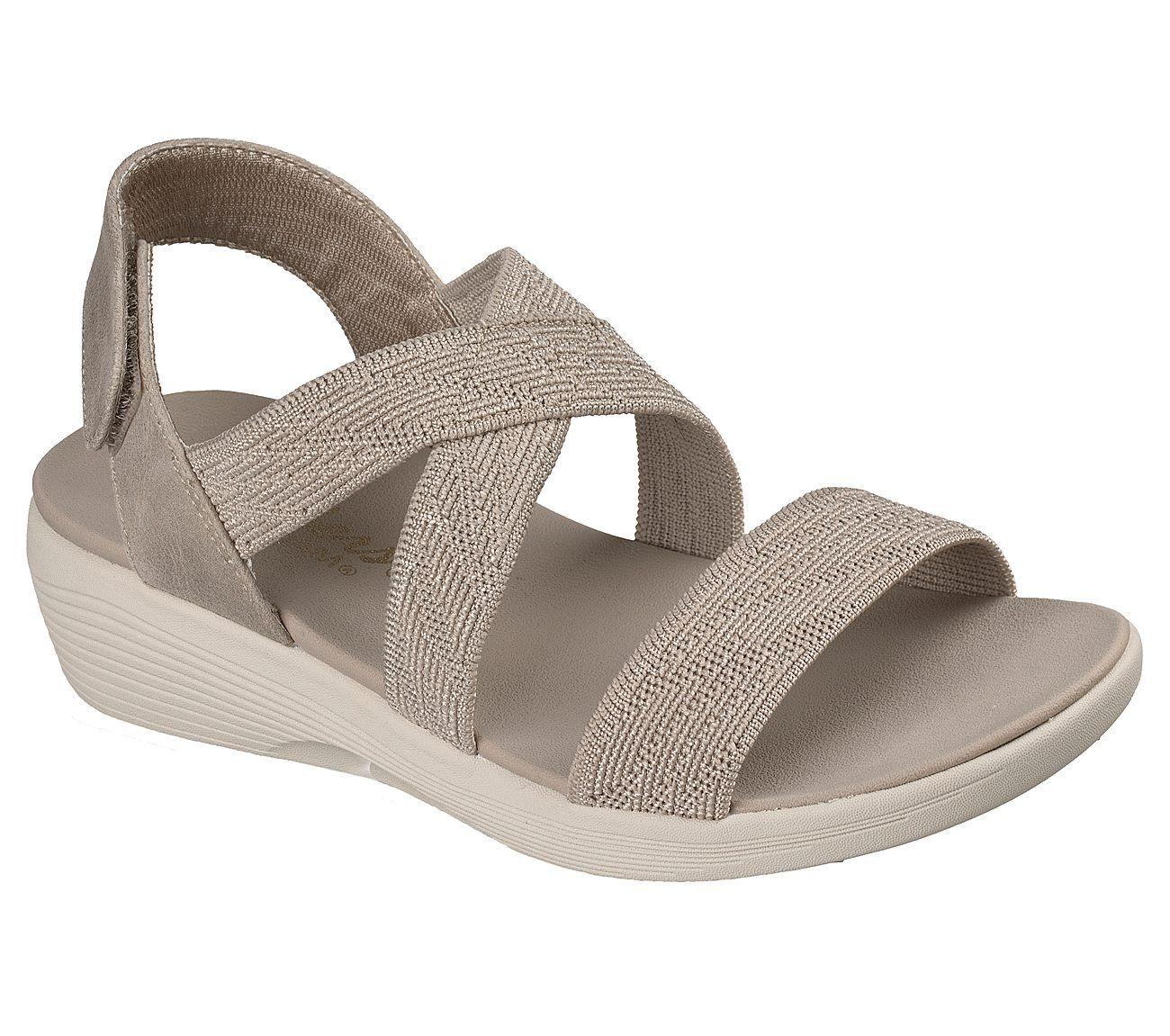 Sandalias Skechers Mujer Arya Very Mindful Beige-4