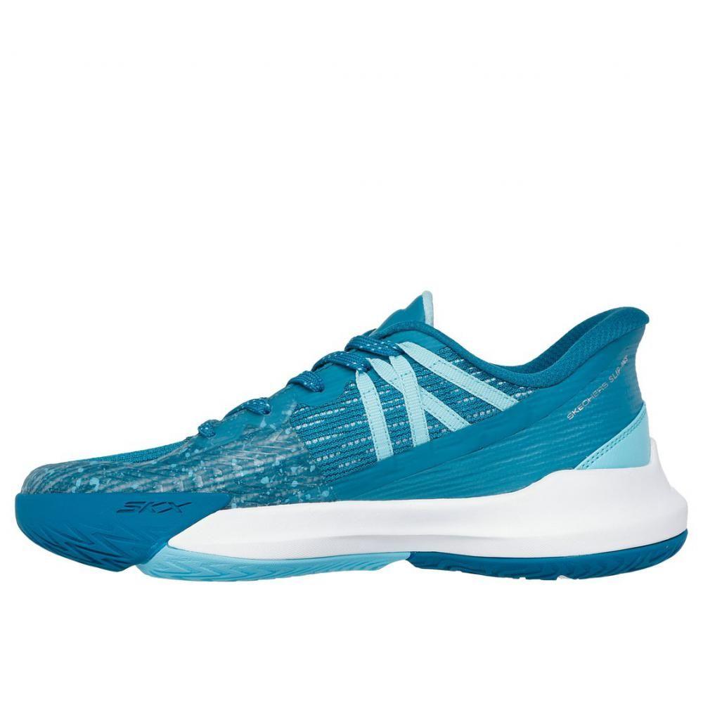 Zapatillas Mujer Slip-ins Baseline Bully Azul Skechers-4