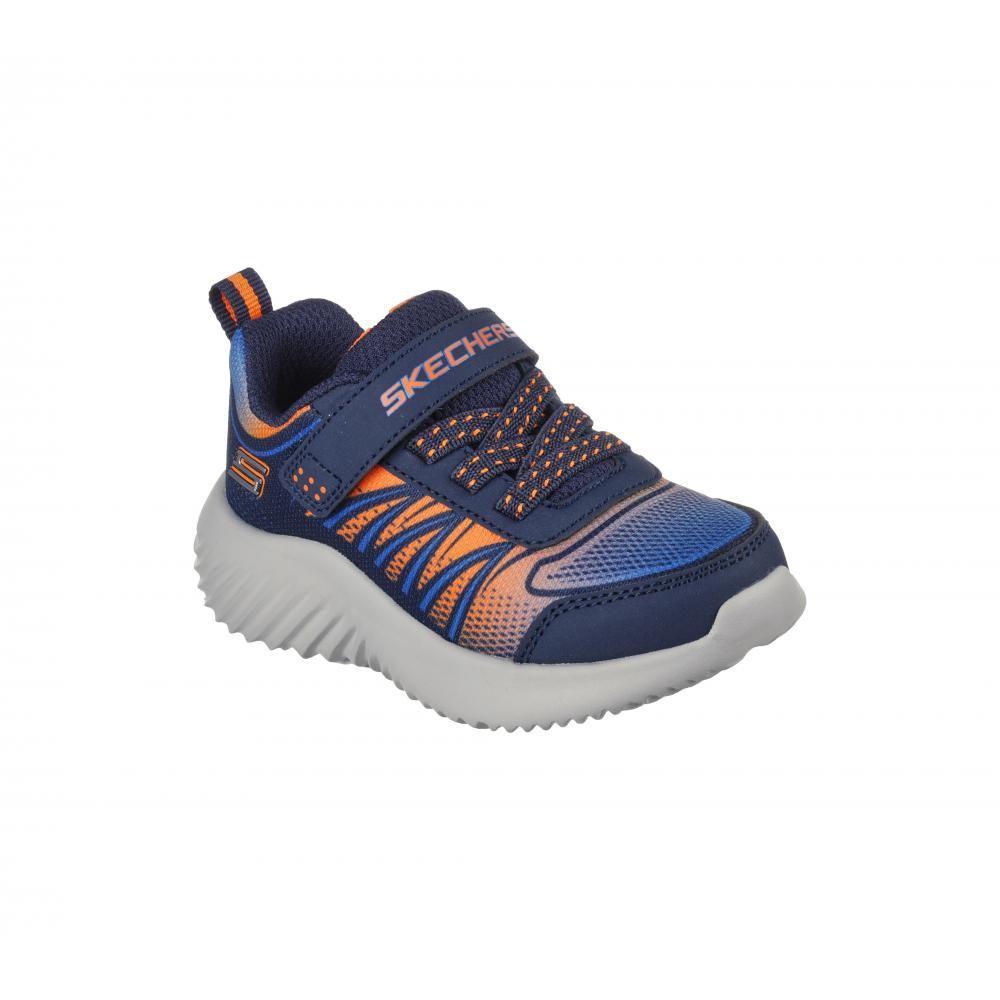 Zapatilla Niño Bounder Zatic Azul Skechers-3