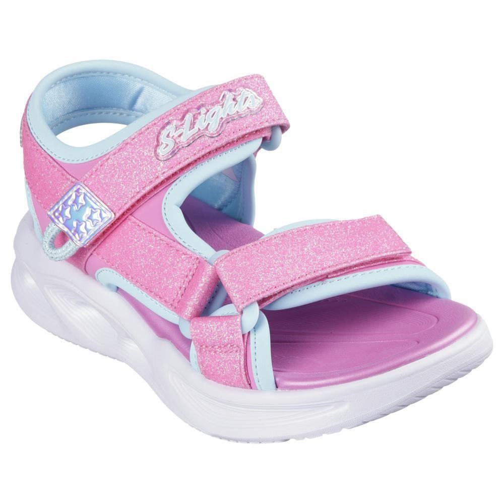 Sandalia Niña Sola Glow Sandal Rosado Skechers-4