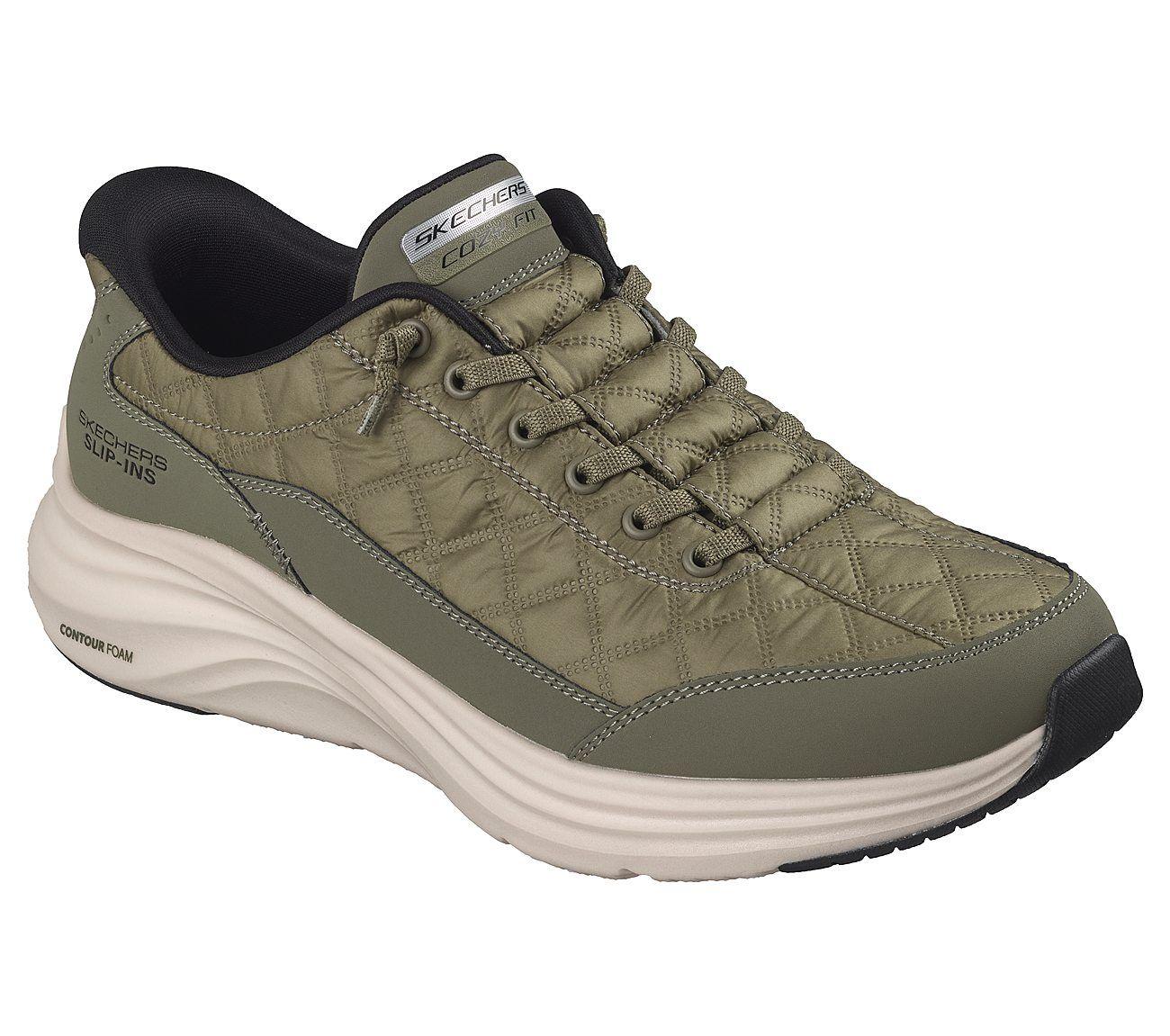 Zapatillas Skechers Hombre Slip-Ins Contour Foam Verde-4