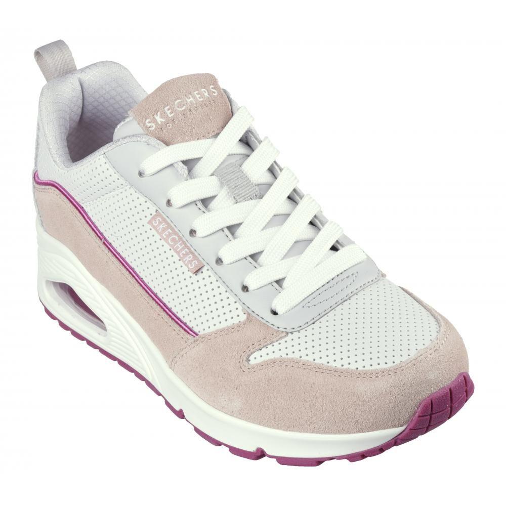 Zapatilla Mujer Uno Two Much Fun Rosado Skechers-4