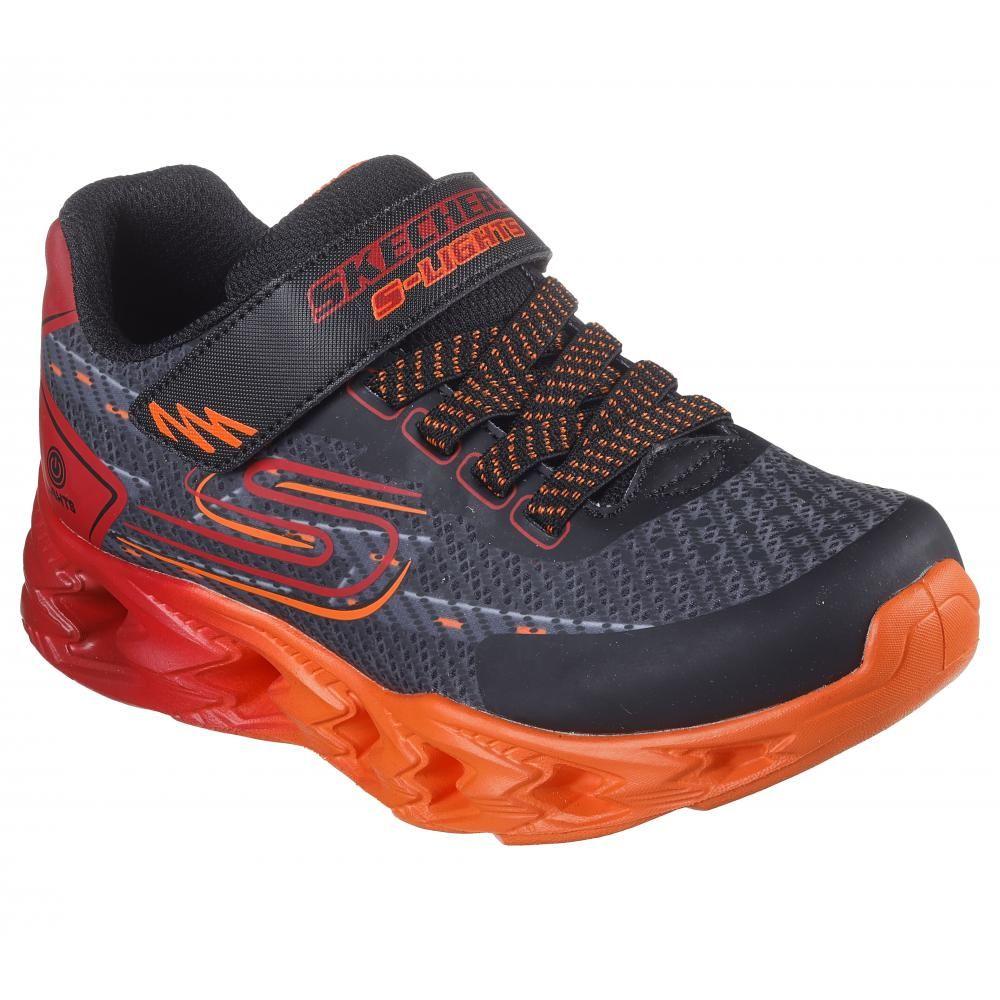 Zapatilla Niño Vortex 2.0 Quantroid Negro Skechers-4