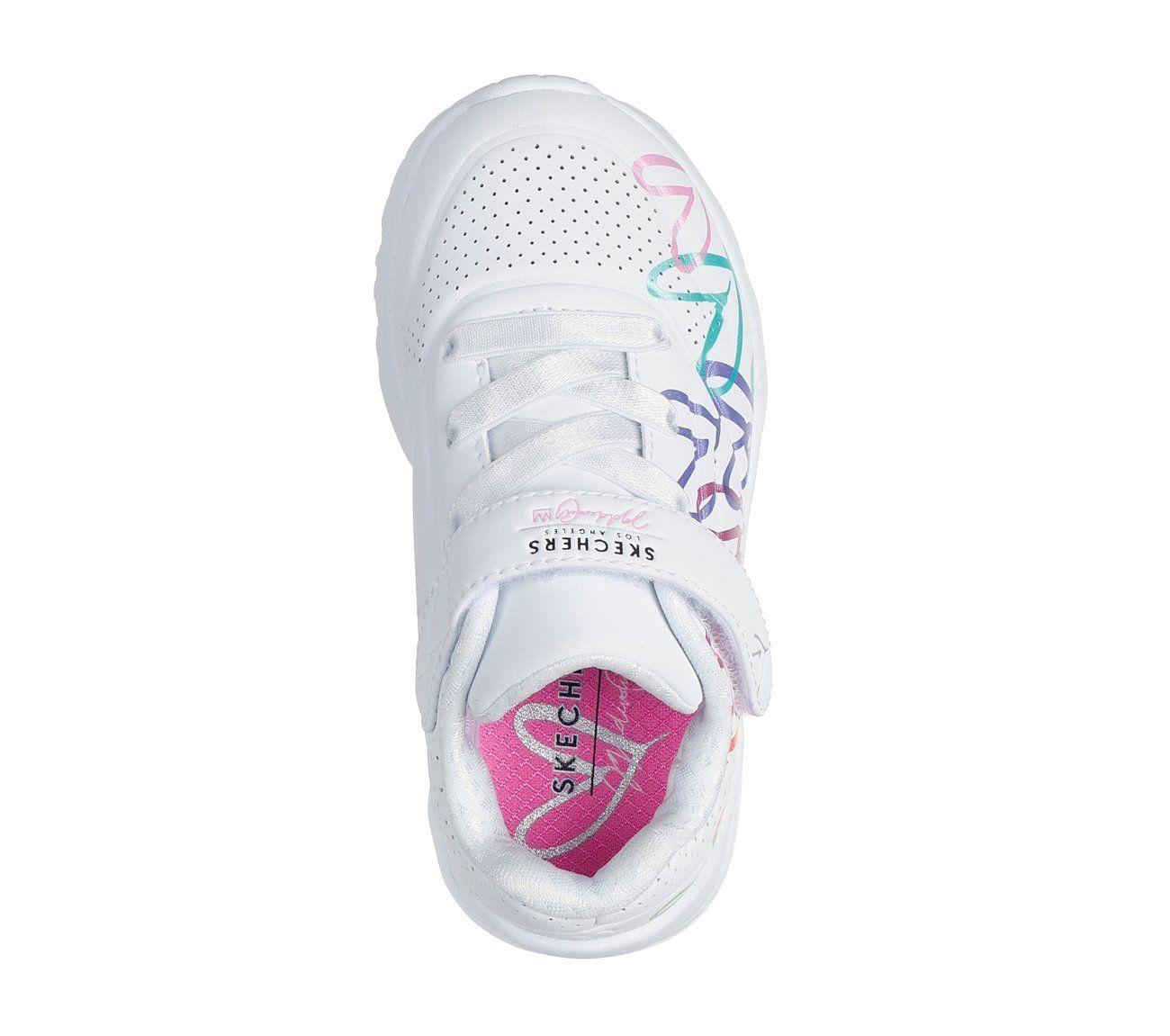 Zapatillas Niña Uno Lite L-Metallic-Shine Blanco Skechers-1