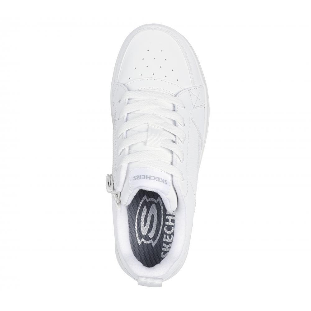 Zapatilla Niño Smooth Street SteadyZip Blanco Skechers-1