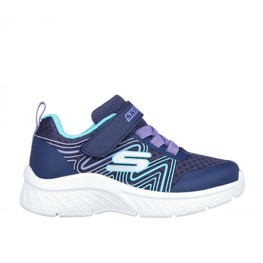 Zapatilla Niña Microspec Plus Swirl Sweet Azul Skechers-0