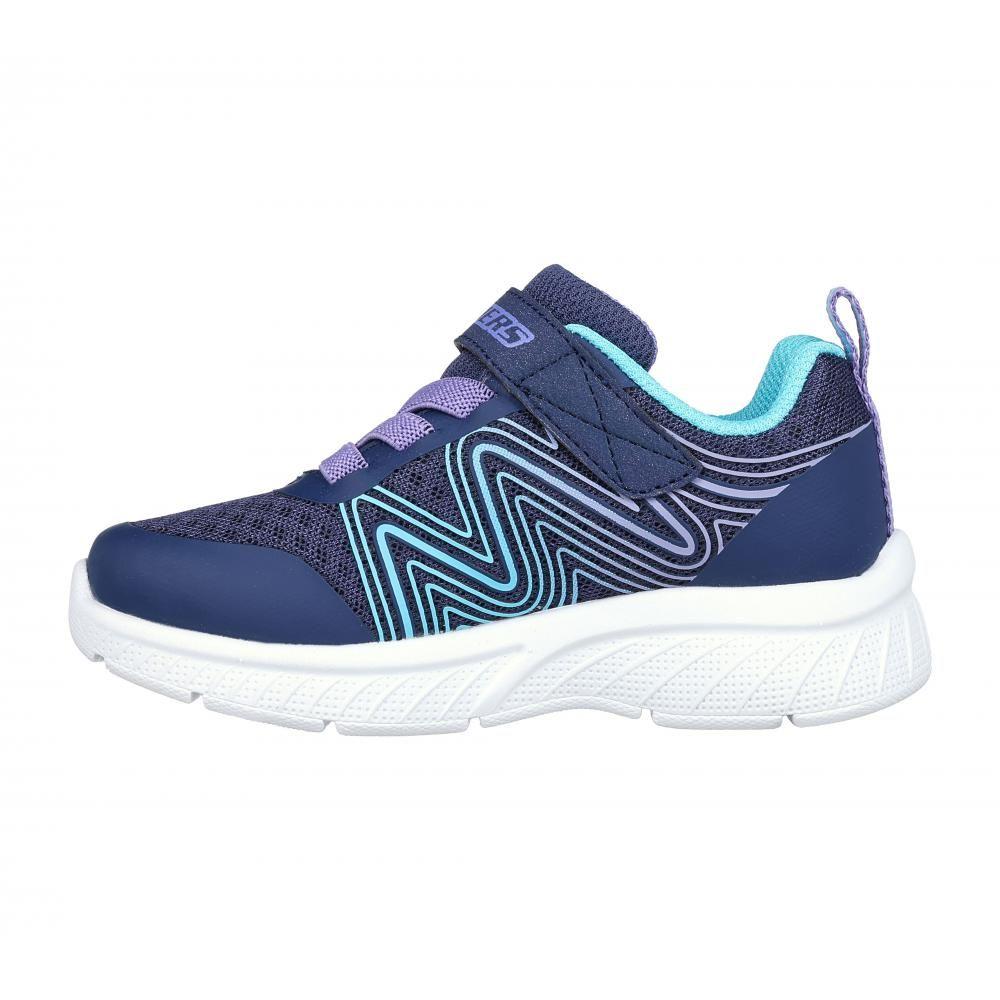 Zapatilla Niña Microspec Plus Swirl Sweet Azul Skechers-3