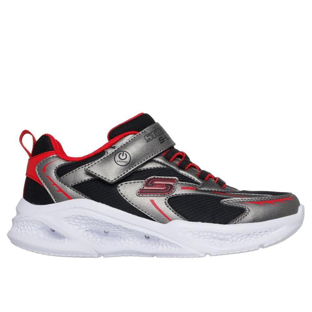Zapatillas Niño Skx MeteorLights Glow-Strider Gris Skechers-0