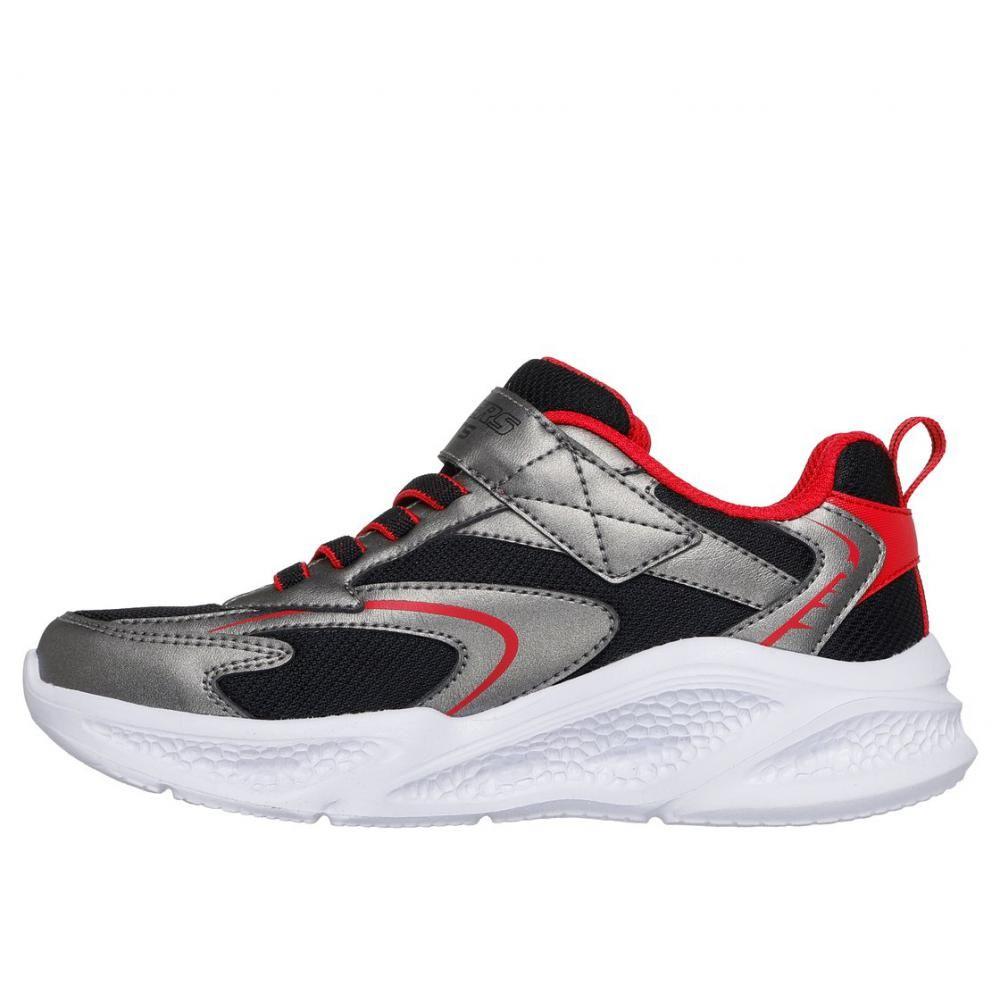 Zapatillas Niño Skx MeteorLights Glow-Strider Gris Skechers-4