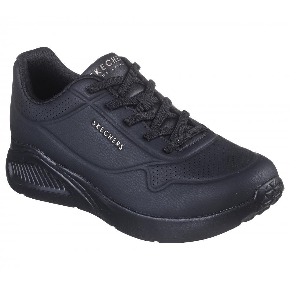 Zapatilla Mujer Uno Lite Lite Work Negro Skechers-4