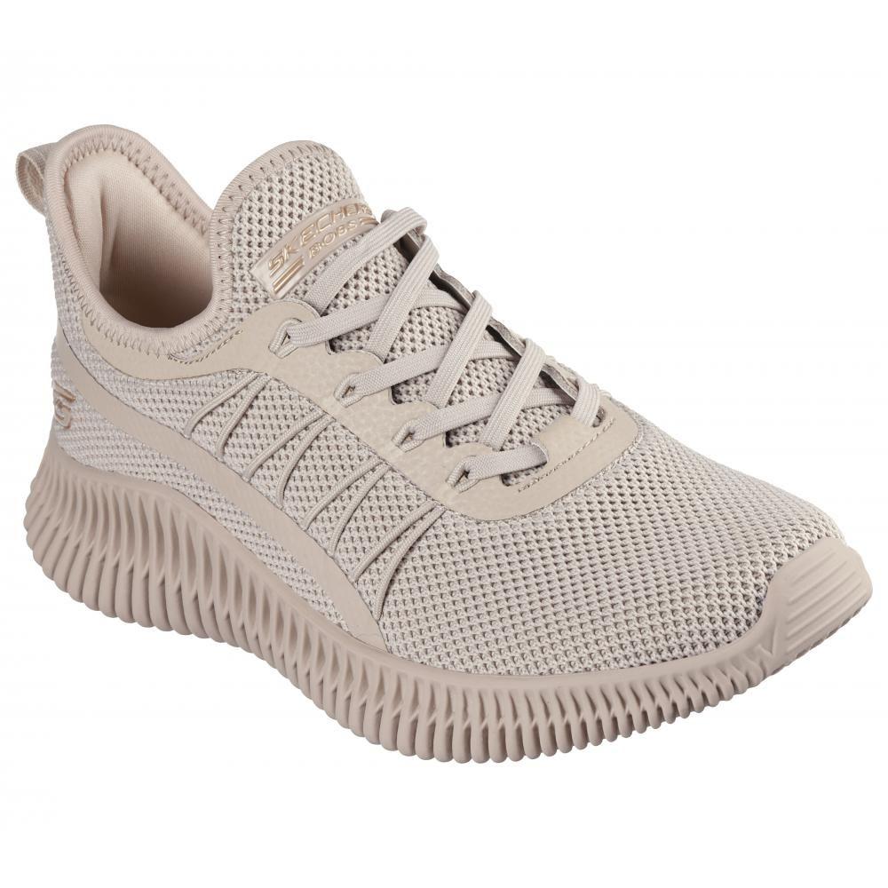Zapatilla Mujer Bobs Geo New Aesthetics Beige Skechers-4