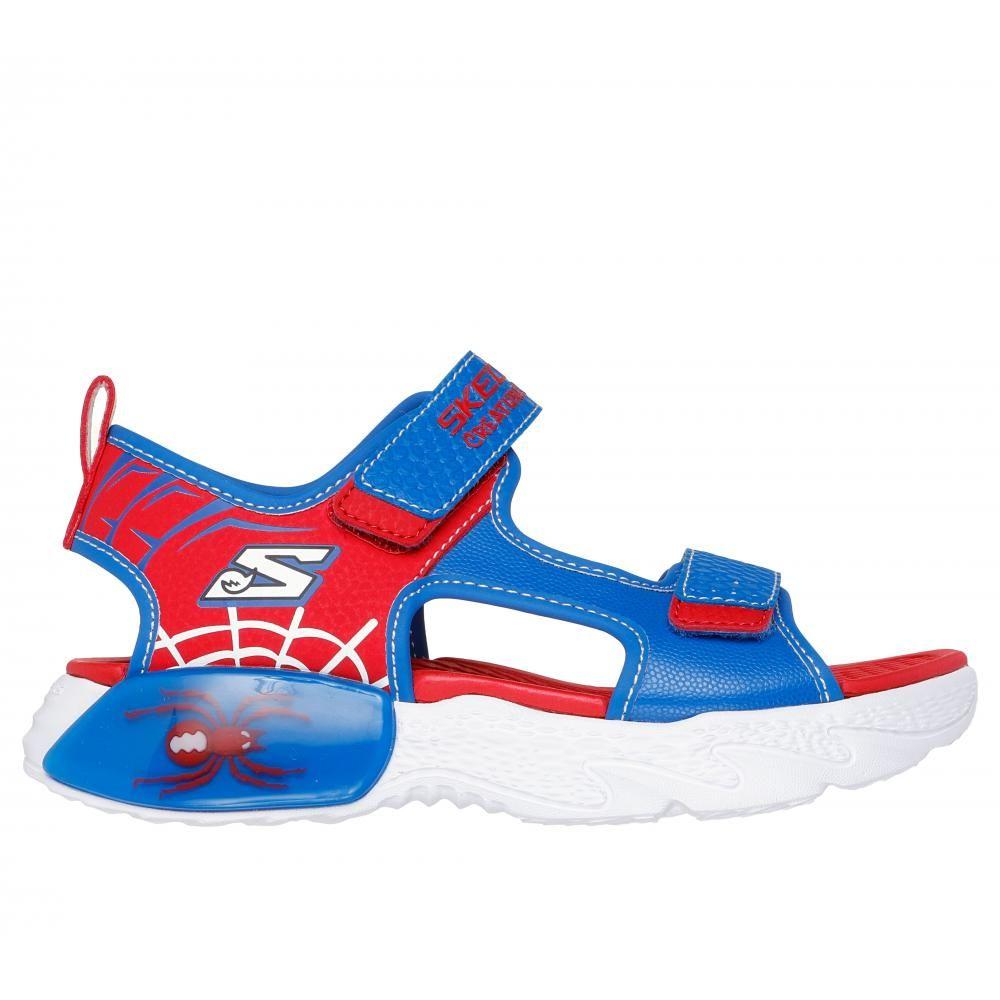 Sandalias Niño Creature-Splash Azul RD Skechers-2